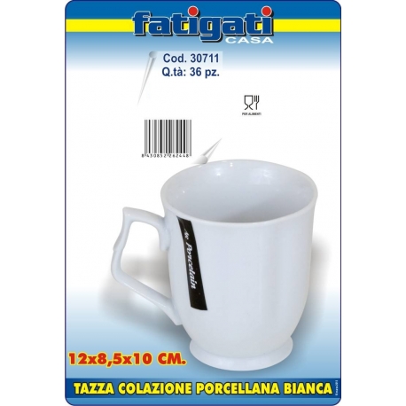 TAZZA COLAZIONE PORC.BIANCA
