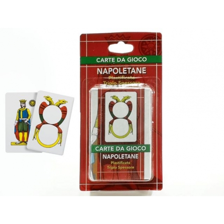 CARTE DA GIOCO NAPOLETANEPLASTIFICATE