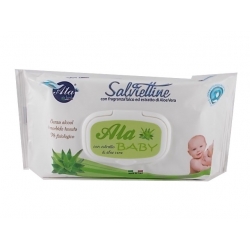 SALVIETTE ALA TALCO/ALOE 72 PZ.