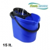 SECCHIO BLU C/STRIZZ.KB. LT.15