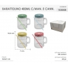 BARATTOLO 400ML.10.5X7. C/MAN.C/CANN.