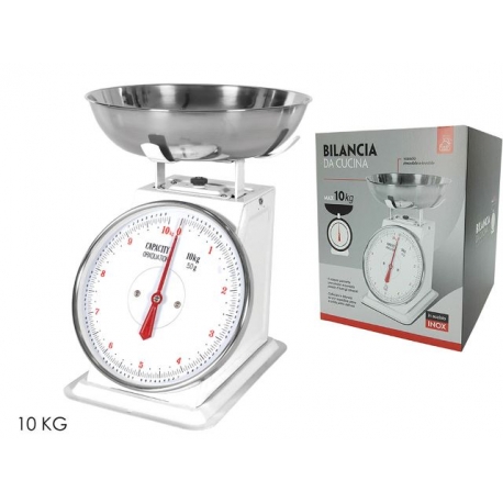 BILANCIA DA CUCINA 10KG INOX BIANCO