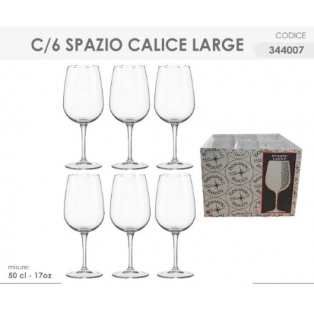 CALICE SPAZIO LARGE 500 ML.x 6