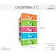 CASSETTIERA 5 CASS.25x12x17 CM