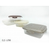 CONTENIT. QUADRATO C/COPER. 0.5LT