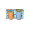 BICCHIERI BRONZO X 2 PLASTICA