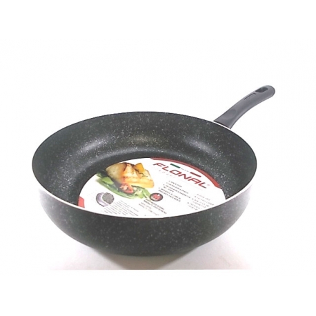 FLONAL PADELLA EXTRA A. 30 CM.NERO PUNTINATO