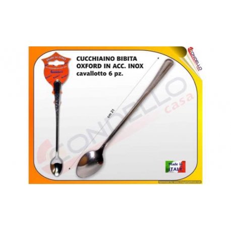 OXFORD CUCCHIAINO BIBITA INOX 6PZ