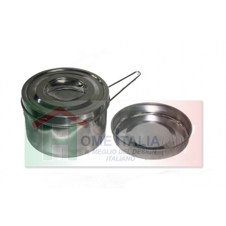 PIETANZIERA INOX DM.16DOPPIAPORTATA