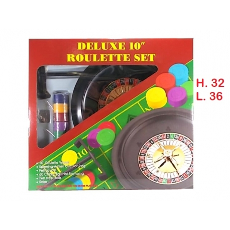 ROULETTE C/FICHES E ACCESSORI