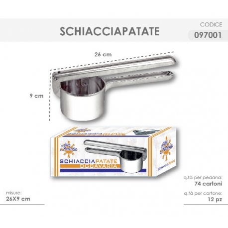 SCHIACCIAPATATE ALLUM.26X9CM