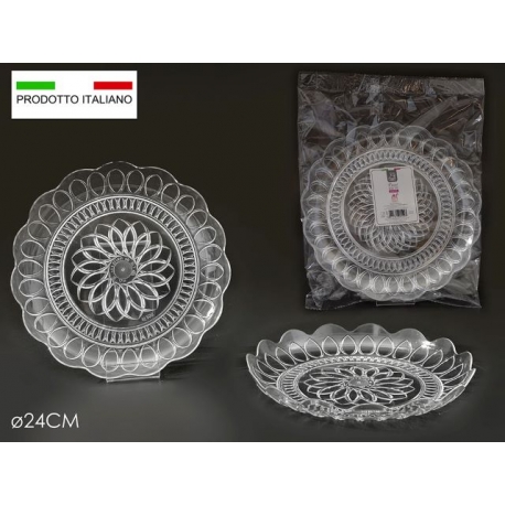 SET 2 PZ VASSOIO STELLA Ø 24 TONDO