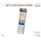 SET 3 CUCCHIAI LEGNO DG