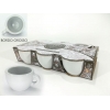 SET 6 TAZZE CAFFE\' BIANCO BAR