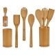 SET. 3 UTENSILI CUCINA BAMBOOC/SUP. 7x7x31