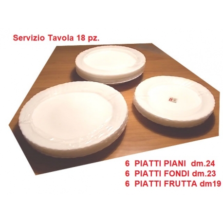 SET.TAVOLA TITAN 18 PZ.