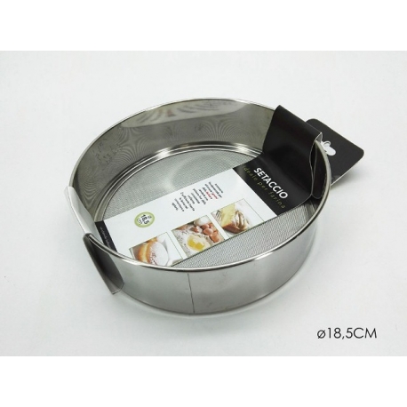 SETACCIO FARINA IN ACCIAIO 18.5CM