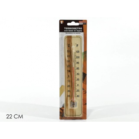 TERMOMETRO LEGNO 22 CM.