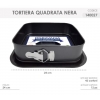 TORTIERA QUADRA 24CM C/CERN.