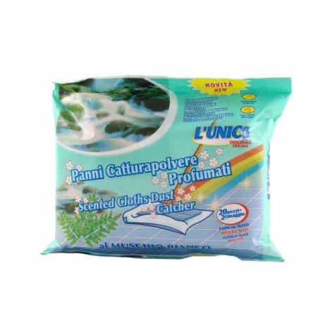 UNICO PANNO 22PZ. PROF.MUSCHIO BIANCO 20,5x39