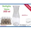BOTTIGLIA CARAFFA VETRO 500 ML.
