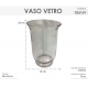 VASO VETRO FIORI 25.5x15 CM