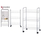 CARRELLO 3 PIANI METALL.C/RUOTE
