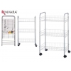 CARRELLO 3 PIANI METALL.C/RUOTE