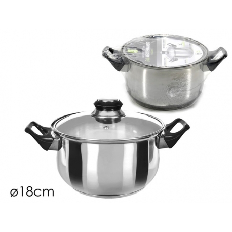 CASSERUOLA ACC.C/COP. Ø18X10.5 "STILE MEDITERRANEO"