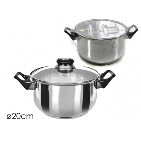 CASSERUOLA ACC.C/COP. Ø20X11.5 "STILE MEDITERRANEO"