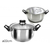 CASSERUOLA ACC.C/COP. Ø22X12.5 "STILE MEDITERRANEO"