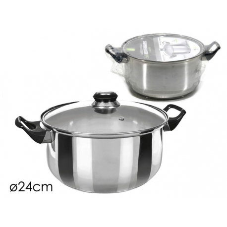 CASSERUOLA ACC.C/COP. Ø24X13.5 "STILE MEDITERRANEO"