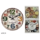 OROLOGIO IN MDF 34 CM 3 ASS