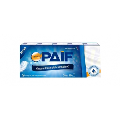 PAIF FAZZOLETTI 3 VELI 10 PZ.