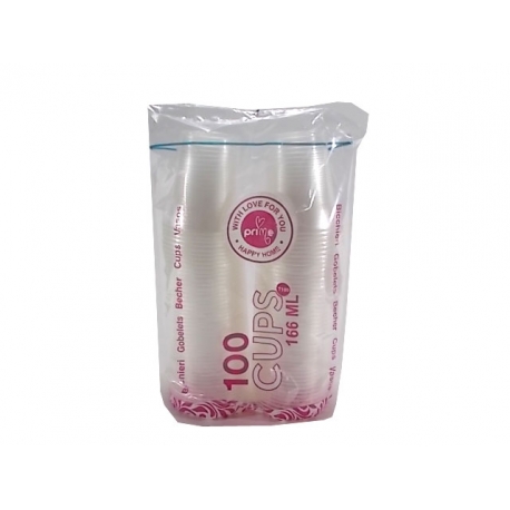 PRIME BICCHIERI (PP) 166 ML.TRASPARENTE T100