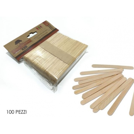SET 100 BASTONCINI LEGNO