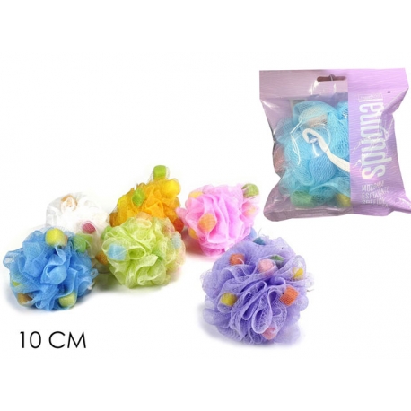 SPUGNA BAGNO RETE 10 CM 6ASS
