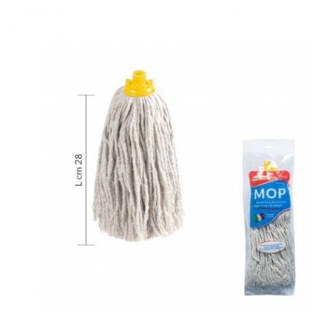 MOP PAVIMENTI 100%COTONE MEZZOCANDIDO 150 GR.