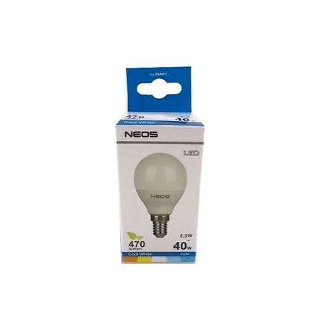 NEOS LAMP.LED SFERA 40-5,5W E14