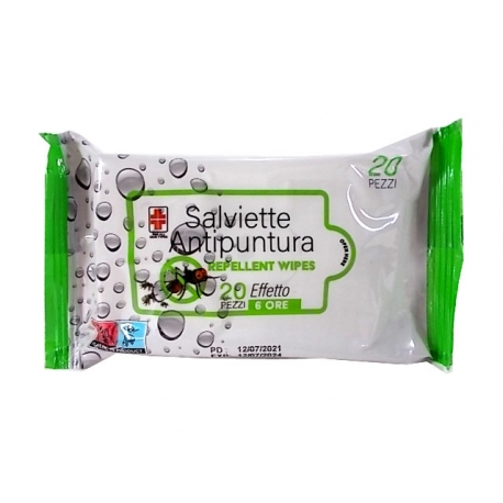SALVIETTE ANTIPUNTURA 20 PZ.EFFETTO 6 ORE