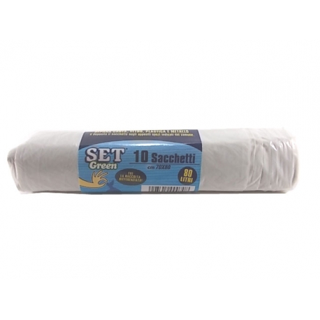 SET SACCO BIANCO 70x80 - 10 PZ.