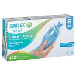 SMILEX GUANTI NITRILE BLUSMALL PZ.100