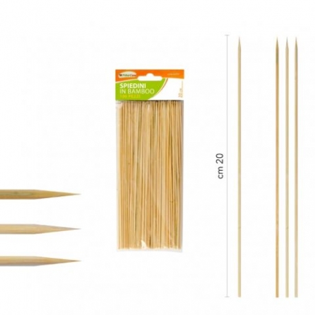 SPIEDINI BAMBOO MM 2,5X20 CM100 PZ