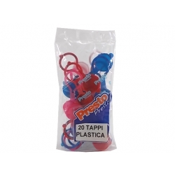 TAPPI PLASTICA 20 PZ.