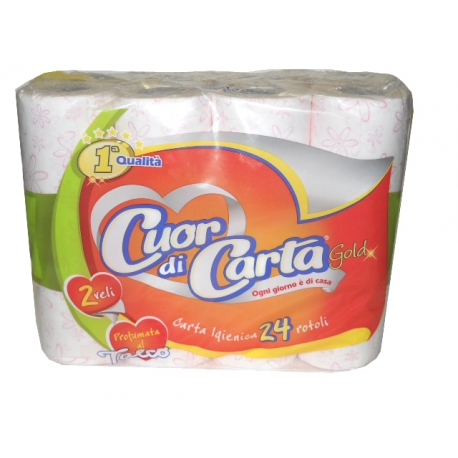 IGIENICA CUOR DI CARTA GOLD 24 R