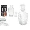 BOTTIGLIA LIQUORE INCISA A STELLA 8x8x20 - 450 ML.