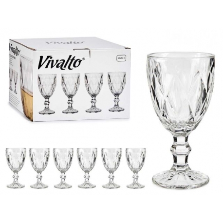 CALICE VINO DIAMANTE 6 PZ.330 ML.