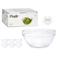 CIOTOLA PICCOLA VETRO 6 PZ.250 ML. 10x10x5