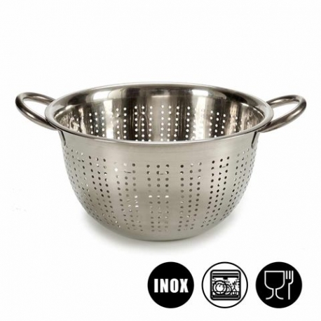 SCOLAPASTA ACCIAIO C/MANICI24 CM.