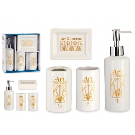 SET BAGNO 4 PZ. CERAMICAART NOUVEAU